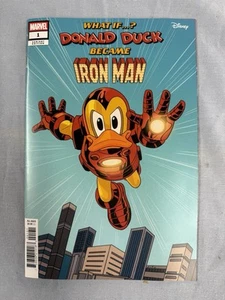 Marvel Comics WHAT IF DONALD DUCK BECAME IRON MAN #1 (2025) Disney Noto Variant - Picture 1 of 2