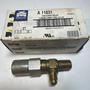 🔥Mueller StreamLine A 11031 Receiver Valve 1/4" FLX 1/4"MPT rec Valve A-1103  - Picture 1 of 4