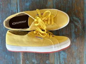 Farrow & Ball Superga Top Yellow Sneakers 9.5 41 - Picture 1 of 5