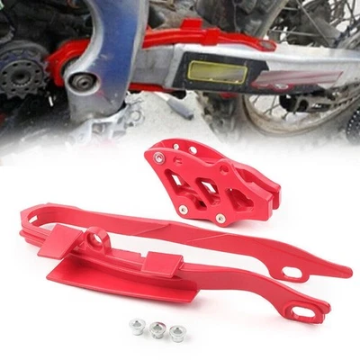 Swingarm Chain Slider+Chain Guard Guide for HONDA CR125R CRF450R CRF450X CRF250R Foto 1 de 4