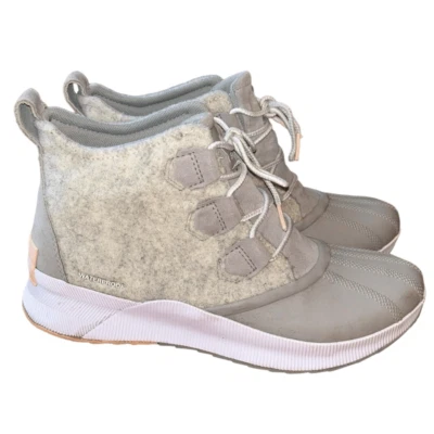 Bota de cuero clásica Sorel Out N About III en paloma melocotón talla 10 para mujer Foto 1 de 4