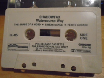 RARE ADVANCE PROMO Shadowfax CASSETTE TAPE Watercourse Way prog jazz new age '85 - Image 1 of 2