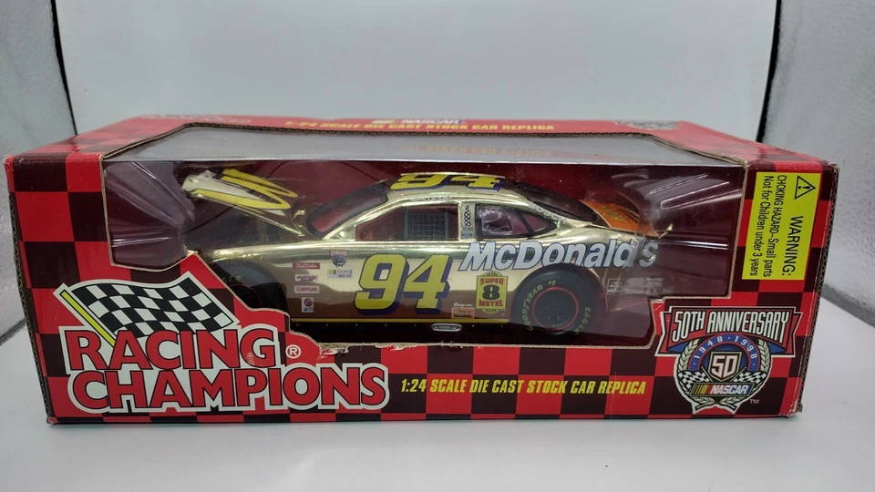 1998 Racing Champions Stock Car escala 1:24 #94 Bill Elliott MAC NOVO EM FOLHA NASCAR - Imagem 1 de 4