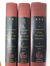 CIVIL WAR: A COMPENDIUM OF THE WAR OF THE REBELLION, Vols 1-3, Dyer 1959 HC