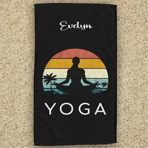 Toalla de playa y yoga personalizada con nombre - Imagen 1 de 1