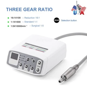 Spray interno micromotore elettrico brushless dentale LED tipo E 1:1/1:5/16:1 USA - Foto 1 di 20