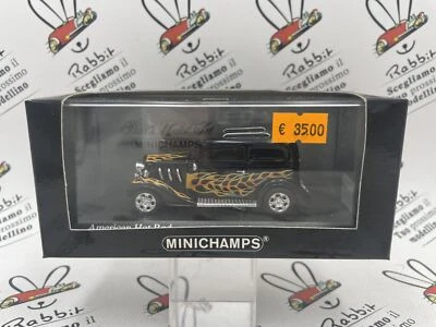 Die Cast "American Ho Rod Black White Flames" Minichamps 1/43 (400 142260) - Image 1 of 2