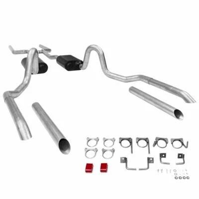 American Thunder Header Back Exhaust System for 1971-1972 Oldsmobile Cutlass Sup - Image 1 of 2
