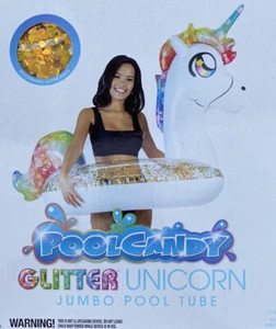 Flotador de piscina Pool Candy Unicorn Glitter - Imagen 1 de 2