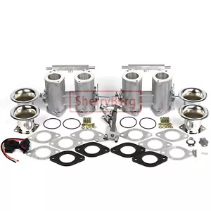 Twin 45mm Bore DCOE Throttle injection + Linkage+ TPS+ for Weber/Dellorto/Solex - Picture 1 of 24