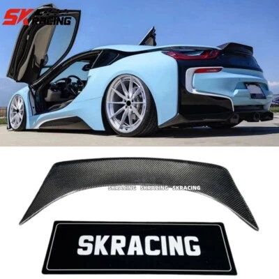 Duckbill Style Carbon Fiber Rear Trunk Spoiler Wing Fits BMW i8 Coupe 2014-2018 - Image 1 of 4
