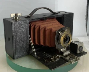 Vintage Kodak Eastman Folding Pocket Brownie Camera No 2 A RARE - CLEAN, SHUTTER - Bild 1 von 12