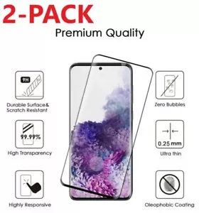 3x Tempered Glass Full Cover Screen Protector For Samsung Galaxy Note 20/ Ultra - Picture 1 of 4