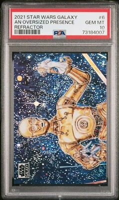 An Oversized Presence - 2021 Star Wars Chrome Galaxy Refractor   PSA 10 - Image 1 of 2