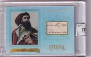 2024 Eternal Cut World Celebrities Marco Polo History Relic 33/50 - Picture 1 of 2