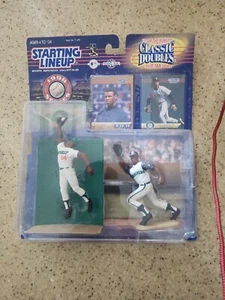 1999 Starting Lineup Ken Griffey Jr. Action Figure Classic Doubles Cards - Picture 1 of 6