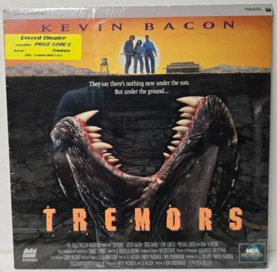 TREMORS KEVIN BACON REBA MCENTIRE LASERDISC LASER DISC NEW SEALED Foto 1 de 2