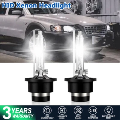 HID Headlight Bulb For Volvo XC70 2004-2006 LOW Beam Set of 2 - Image 1 of 4