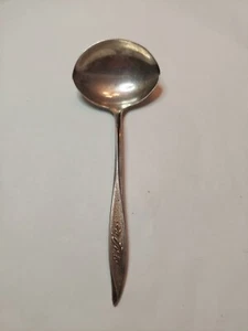 First Frost by Oneida Sterling Silver Sauce Ladle Spoon 5 3/4" Vintage - Picture 1 of 8