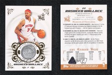 2006-07 Topps Big Game Gold 1/1 Rasheed Wallace #22