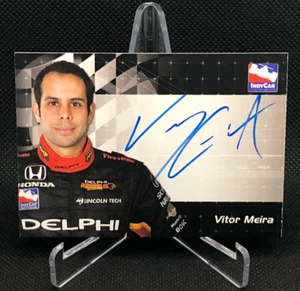 2007 Rittenhouse Indy Auto Autogrammkarte Vitor Meira Autoeinsatz - Bild 1 von 2