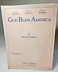 God Bless America Spartiti Irving Berlino 1939 Ottime Condizioni - Foto 1 di 3