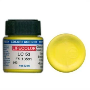 Lifecolor LC-53 Gloss Yellow FS13591 - Foto 1 di 2