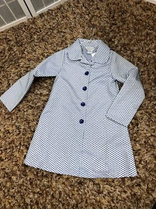 Sweat Heart Rose, Girl, Light Coat, White/blue, Beautiful Design, Size 7.: - Picture 1 of 6