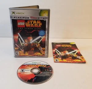 LEGO Star Wars (Xbox, 2005) Platinum Hits Complete CIB In Case With Manual - Picture 1 of 2