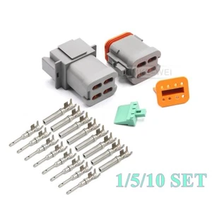 Deutsch DT Series 8 Pin/Way Connector Male&Female Kit DT04-8P-E003/DT06-8S-E003 - Picture 1 of 4