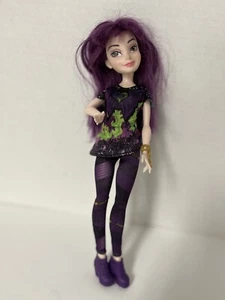 Disney Descendientes 2 veces Isla de los Perdidos 11" Figura Muñeca Hasbro Púrpura Bracele - Imagen 1 de 5