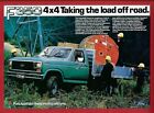 FORD F350 SERIES 4X4 STYLESIDE/CHASSIS CAB SPECIFICATIONS BROCHURE JULY 1983