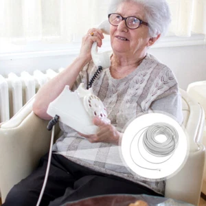 Telefonkabelverlängerungskabel Telefonanschlussleitung Telefonleitungskabel - Zdjęcie 1 z 12