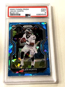 2020 Panini Prizm - Rookie Blue Ice Prizm #343 Jalen Hurts /99 (RC)🔥 - Picture 1 of 4