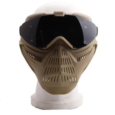 Airsoft Paintball Mask Goggle Protective Mask Military Tactical Shooting Mask - Image 1 of 4