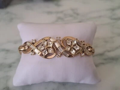 Pulsera Mujer Vintage Tono Dorado Marca Trifari  Foto 1 de 4