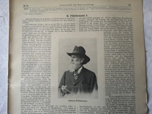 RK/ 1910 ZB 12 Baurat Richard Plüddemann aus Breslau Funkenhagen Gąski (Mielno) - Bild 1 von 3