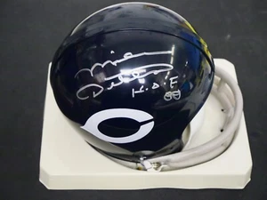 MIKE DITKA SIGNED RIDDELL MINI THROWBACK HELMET INSCRIBED "HOF 88" JSA COA - Picture 1 of 2