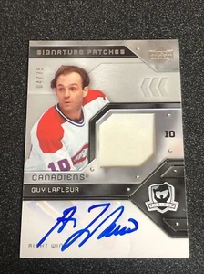 2005-06 The Cup Signature Patches SPGL Guy Lafleur /75 AUTO - Picture 1 of 2
