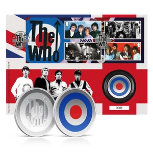 The Who Stamps Medal Cover – Mod Cons from Royal Mail - Afbeelding 1 van 11
