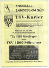 19.07.1995 Tsv 1861 Nördlingen - Tsv 1860 Munich (Yellow)