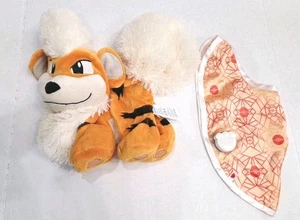 Peluche Build A Bear BAB Pokemon Growlithe con capa y caja de sonido sin relleno - Imagen 1 de 4