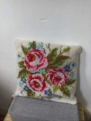 Handmade Tapestry cushion Vintage - Image 1 of 4