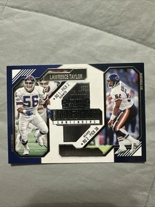 2024 Panini Contenders Draft Class Lawrence Taylor & Mike Singletary - Imagen 1 de 2
