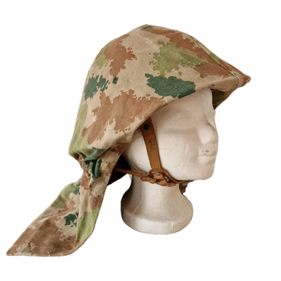 DDR NVA Flächentarn Stahlhelmbezug - 50/60er Jahre - KVP/DGP/HVA/DVP/MdI/MfS/GT - Bild 1 von 1