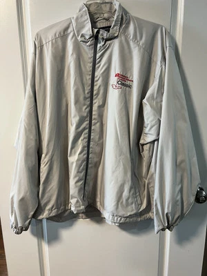 Chaqueta cortavientos plateada manga larga Page & Tuttle talla 2XL NUEVA CON ETIQUETAS PAGE & TUTTLE Foto 1 de 4