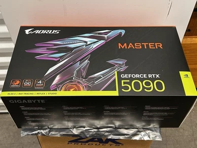 Gigabyte AORUS GeForce RTX 5090 Master OC 24GB GDDR7 Graphics Card ( Box Only ) - Image 1 of 4