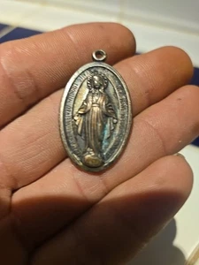 Medalla María Milagrosa Católica 1954 De Colección - Imagen 1 de 7