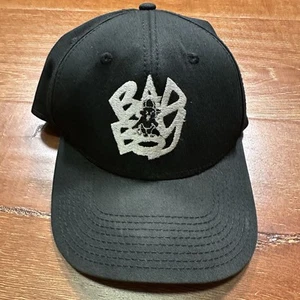 Vintage Bad Boy Entertainment Snapback Hat Adult One Size Black Embroidered 90s - Picture 1 of 10