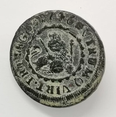 Felipe V - 2 Maravedís 1746 Segovia. - Imagen 1 de 4